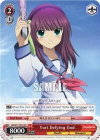 Yuri Defying God - Angel Beats! Re:Edit - Weiss Schwarz card