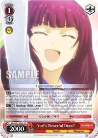 Yuri's Powerful Draw? - Angel Beats! Re:Edit - Weiss Schwarz card