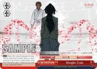 Weight Crab - BAKEMONOGATARI - Weiss Schwarz card
