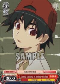 Suruga Kanbaru in Regular Clothes (TD) - BAKEMONOGATARI - Weiss Schwarz card