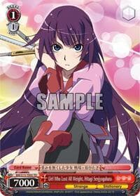 Girl Who Lost All Weight, Hitagi Senjyogahara (TD) - BAKEMONOGATARI - Weiss Schwarz card