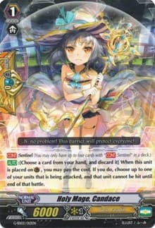 Holy Mage, Candace - G-Start Deck 2: Knight of the Sun - Cardfight Vanguard card