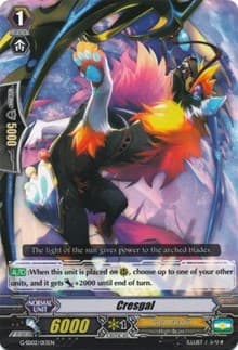 Cresgal - G-Start Deck 2: Knight of the Sun - Cardfight Vanguard card