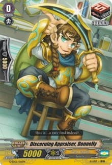 Discerning Appraiser, Donnelly - G-Start Deck 2: Knight of the Sun - Cardfight Vanguard card
