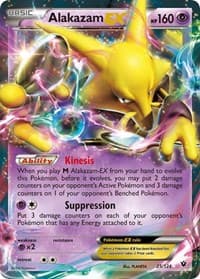 Alakazam EX - XY - Fates Collide - Pokemon card