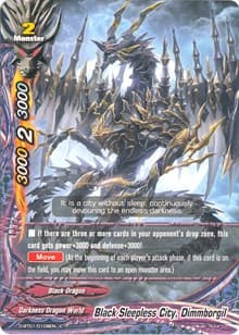 Black Sleepless City, Dimmborgil - Unleash! Impact Dragon!! - Future Card BuddyFight card