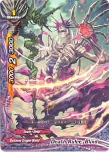 Death Ruler, Blind - Unleash! Impact Dragon!! - Future Card BuddyFight card