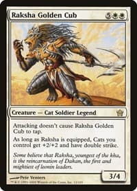 Raksha Golden Cub - Fifth Dawn - Magic: The Gathering card