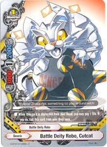Battle Deity Robo, Cutcat - Unleash! Impact Dragon!! - Future Card BuddyFight card
