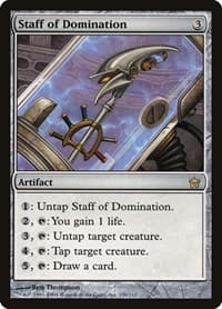 Staff of Domination - Fifth Dawn - Magic: The Gathering card