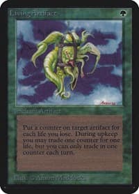 Living Artifact - Alpha Edition - Magic: The Gathering card