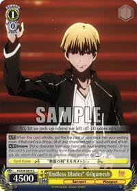 "Endless Blades" Gilgamesh - Fate/stay night [Unlimited Blade Works] Vol. II - Weiss Schwarz card