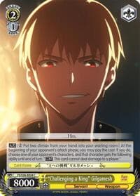 "Challenging a King" Gilgamesh - Fate/stay night [Unlimited Blade Works] Vol. II - Weiss Schwarz card