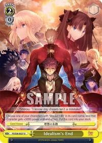 Idealism's End - Fate/stay night [Unlimited Blade Works] Vol. II - Weiss Schwarz card