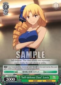 "Self-defense Class" Luvia - Fate/stay night [Unlimited Blade Works] Vol. II - Weiss Schwarz card