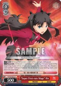 "Super First-rate Mage" Rin - Fate/stay night [Unlimited Blade Works] Vol. II - Weiss Schwarz card