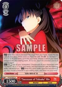 "Successor of Tohsaka" Rin - Fate/stay night [Unlimited Blade Works] Vol. II - Weiss Schwarz card