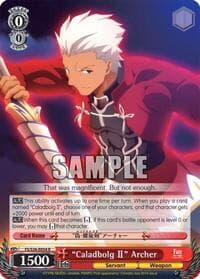 "Caladbolg II" Archer - Fate/stay night [Unlimited Blade Works] Vol. II - Weiss Schwarz card