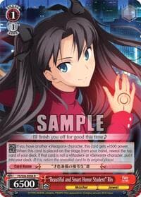 "Beautiful and Smart Honor Student" Rin - Fate/stay night [Unlimited Blade Works] Vol. II - Weiss Schwarz card