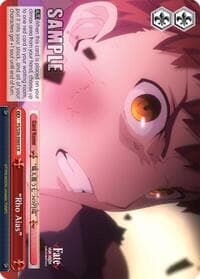 "Rho Aias" - Fate/stay night [Unlimited Blade Works] Vol. II - Weiss Schwarz card