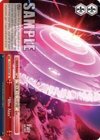 "Rho Aias" (SR) - Fate/stay night [Unlimited Blade Works] Vol. II - Weiss Schwarz card