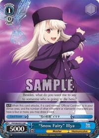 "Snow Fairy" Illya - Fate/stay night [Unlimited Blade Works] Vol. II - Weiss Schwarz card