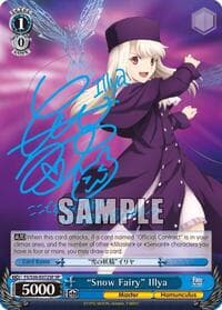 "Snow Fairy" Illya (SP) - Fate/stay night [Unlimited Blade Works] Vol. II - Weiss Schwarz card