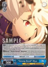 "Strong Bond" Illya - Fate/stay night [Unlimited Blade Works] Vol. II - Weiss Schwarz card