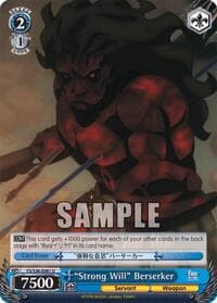 "Strong Will" Berserker - Fate/stay night [Unlimited Blade Works] Vol. II - Weiss Schwarz card