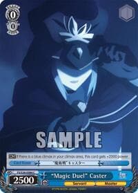 "Magic Duel" Caster - Fate/stay night [Unlimited Blade Works] Vol. II - Weiss Schwarz card