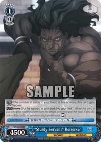 "Sturdy Servant" Berserker - Fate/stay night [Unlimited Blade Works] Vol. II - Weiss Schwarz card