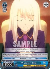 "A Visitor" Illya - Fate/stay night [Unlimited Blade Works] Vol. II - Weiss Schwarz card