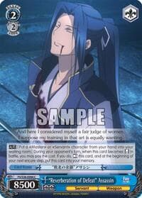 "Reverberation of Defeat" Assassin - Fate/stay night [Unlimited Blade Works] Vol. II - Weiss Schwarz card