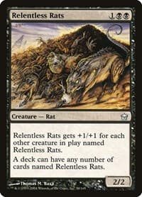 Relentless Rats - Fifth Dawn - Magic: The Gathering card