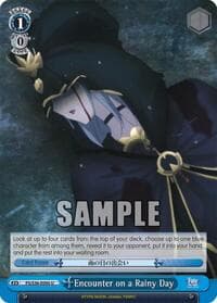 Encounter on a Rainy Day - Fate/stay night [Unlimited Blade Works] Vol. II - Weiss Schwarz card