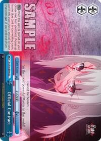Official Contract - Fate/stay night [Unlimited Blade Works] Vol. II - Weiss Schwarz card