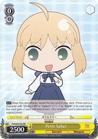 Petit Saber - Fate/stay night [Unlimited Blade Works] Vol. II - Weiss Schwarz card