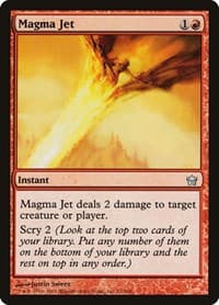 Magma Jet - Fifth Dawn - Magic: The Gathering card