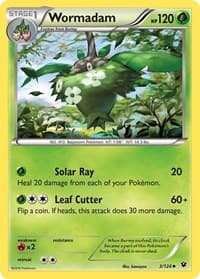 Wormadam (3) - XY - Fates Collide - Pokemon card
