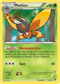 Mothim - XY - Fates Collide - Pokemon card