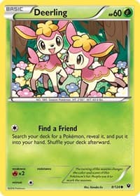 Deerling - XY - Fates Collide - Pokemon card