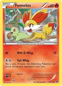 Fennekin (10) - XY - Fates Collide - Pokemon card