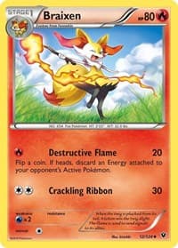 Braixen - XY - Fates Collide - Pokemon card