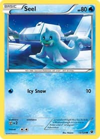 Seel - XY - Fates Collide - Pokemon card