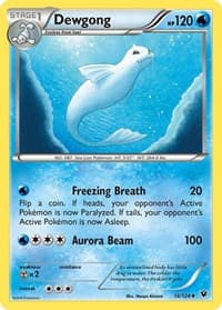 Dewgong - XY - Fates Collide - Pokemon card