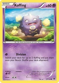 Koffing - XY - Fates Collide - Pokemon card