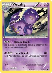 Weezing - XY - Fates Collide - Pokemon card