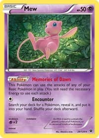 Mew - XY - Fates Collide - Pokemon card
