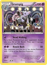 Grumpig - XY - Fates Collide - Pokemon card