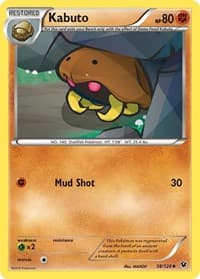 Kabuto - XY - Fates Collide - Pokemon card